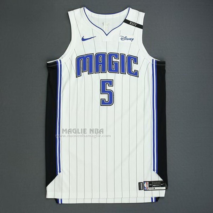 Maglia
 Mohamed Bamba NO 5 Orlando Magic Icon Autentico
 2019-20 Bianco

